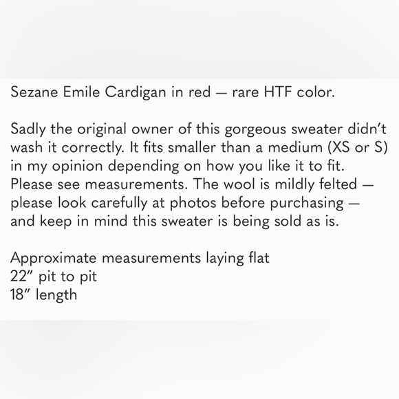 Sezane | Emile Cardigan Red - Picture 3 of 9